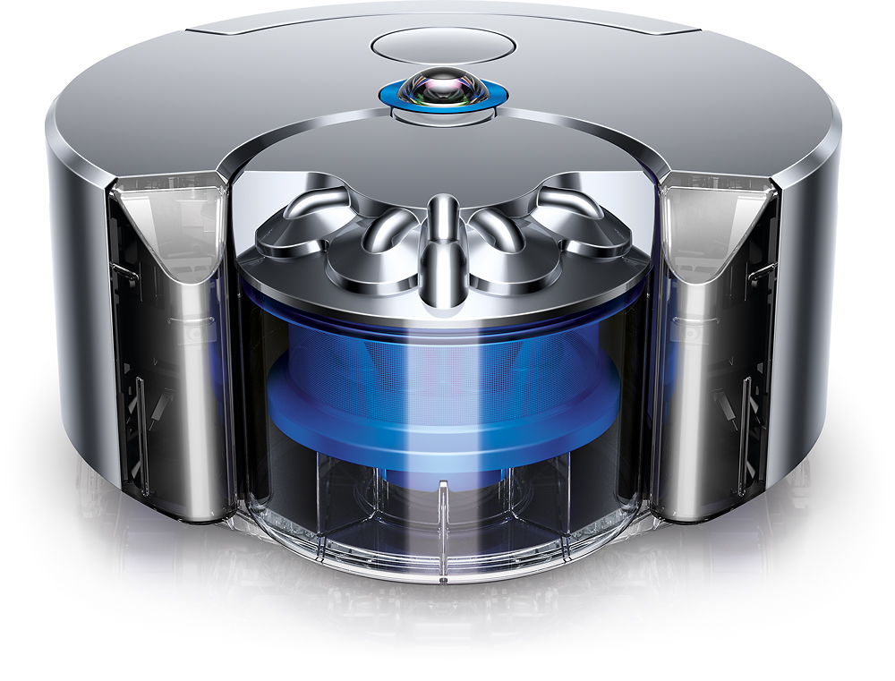 Dyson 360 App-Controlled Self-Charging Vacuum Blue/nickel 64989-01 - Best Buy