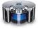Front. Dyson - 360 Eye App-Controlled Self-Charging Robot Vacuum - Blue/nickel.