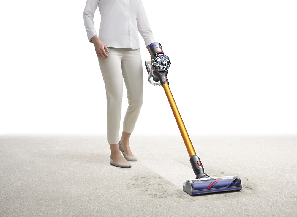 Best Buy: Dyson V8 Absolute Cord-Free Stick Vacuum Yellow 214730-01