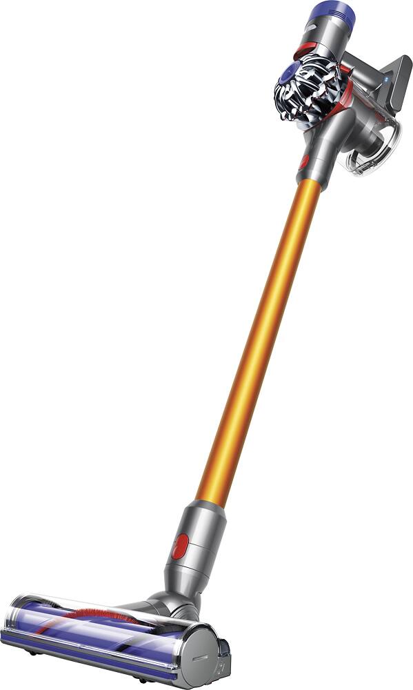 Left. Dyson - V8 Absolute Cord-Free Stick Vacuum - Yellow.