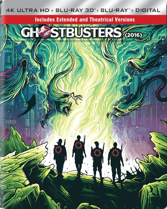  Ghostbusters: Answer the Call [4K Ultra HD Blu-ray/Blu-ray] [3D] [SteelBook] [4K Ultra HD Blu-ray/Blu-ray/Blu-ray 3D] [2016]