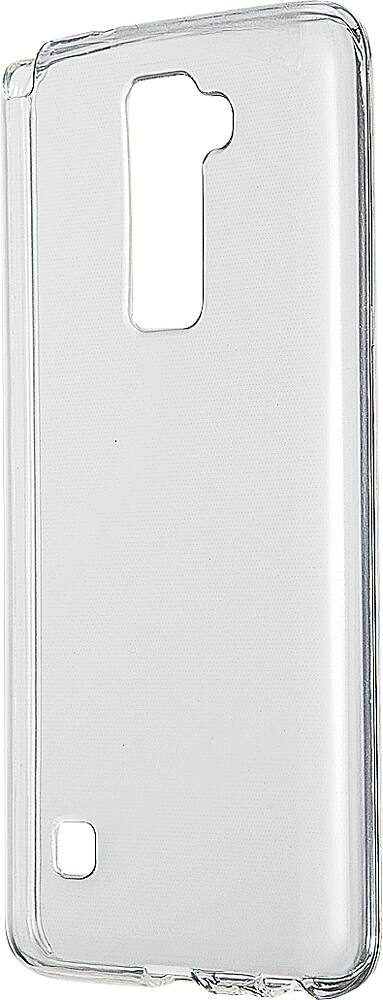 Front. Insignia™ - Soft Shell Case for LG Stylo 2 - Clear.
