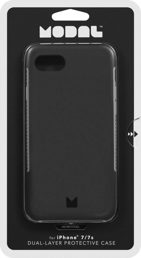 dual layer case for apple iphone 8 - gray/black dual layer case for apple iphone 8 - gray/black