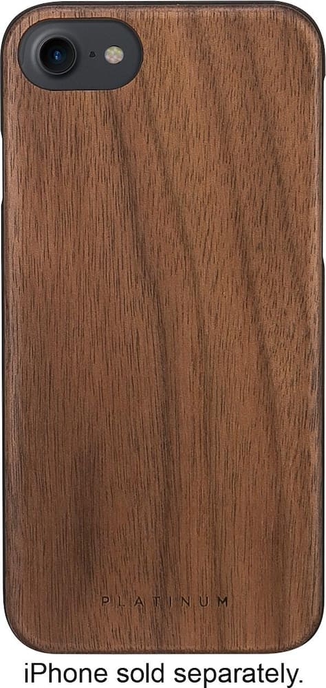 wood case for apple iphone 8 - walnut