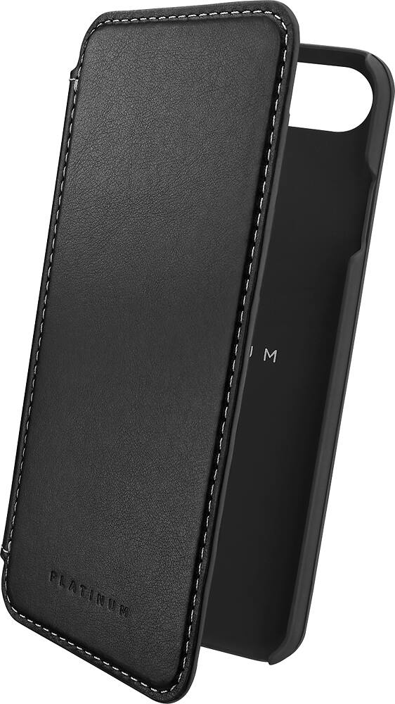 Best Buy Platinum Leather Wallet Case For Apple Iphone 7 Black Pt Ma7lfw