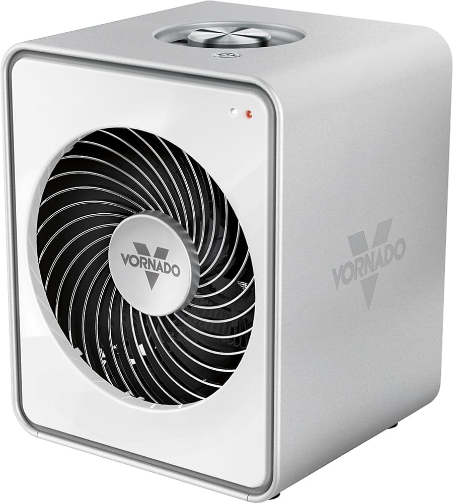 Left. Vornado - Electric Heater - Silver.