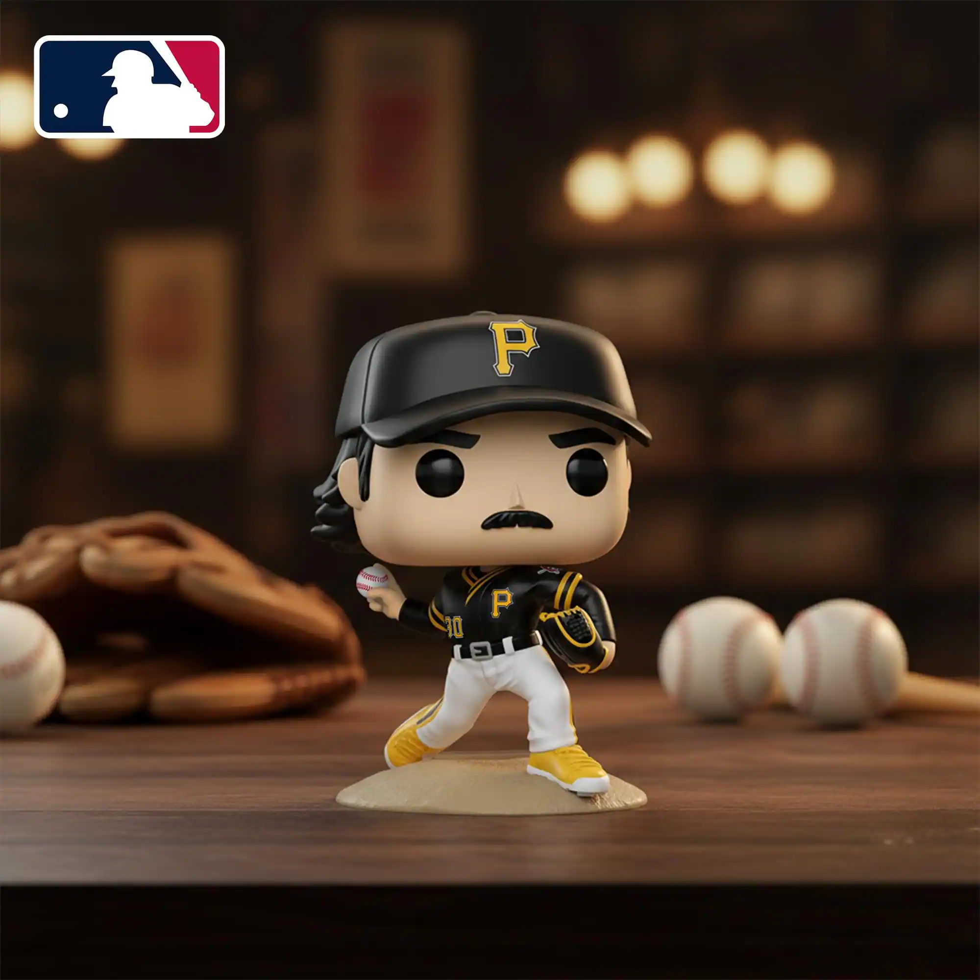 Alt View 3. Funko - Pittsburgh Pirates Paul Skenes Funko Pop! Vinyl Figure - Multicolor.