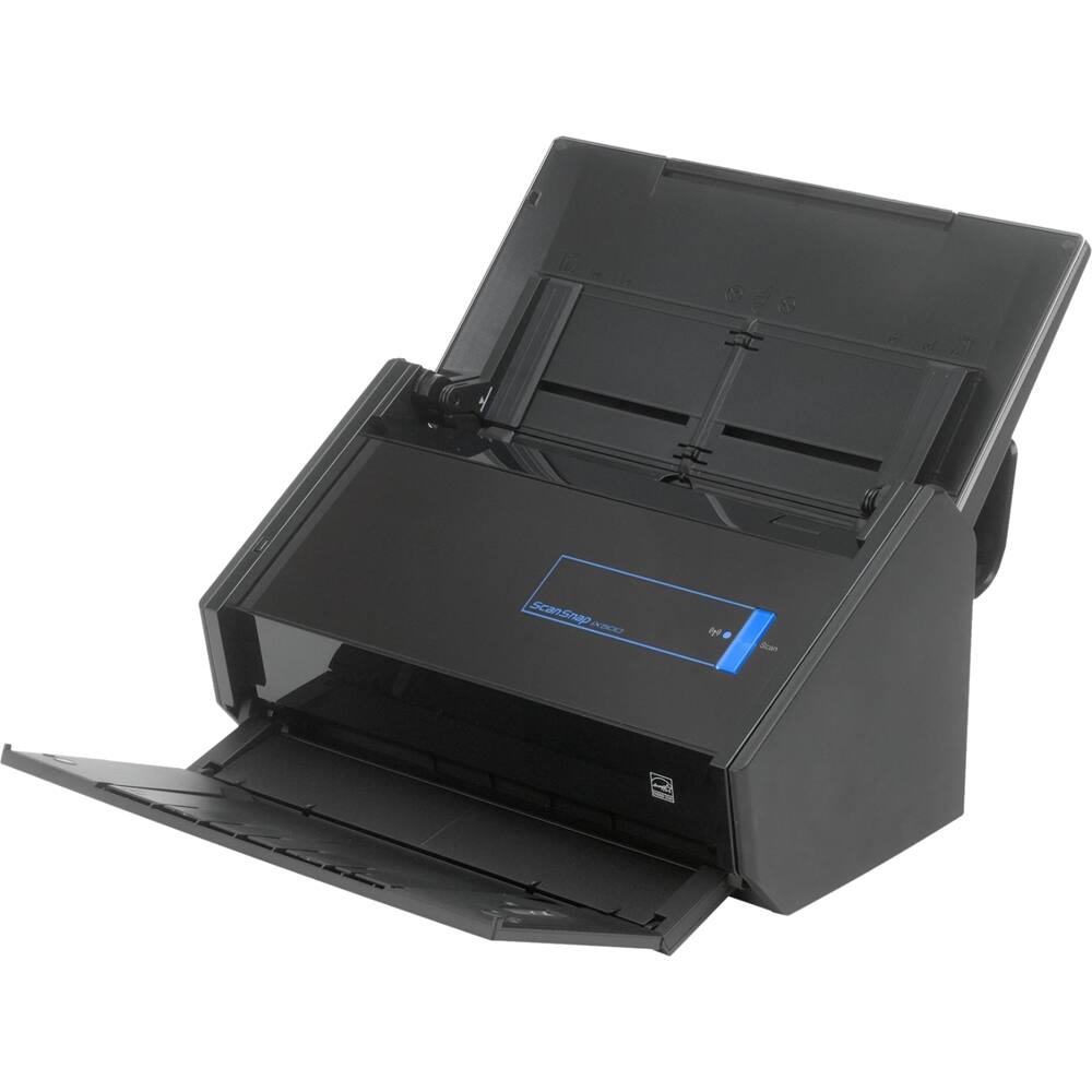 Left. Fujitsu - ScanSnap iX500 Desktop Scanner.