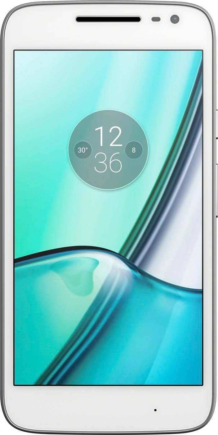 Motorola MOTO G4 Play 4G LTE with 16GB Memory Cell Phone (Unlocked) White  01007NARTL - Best Buy