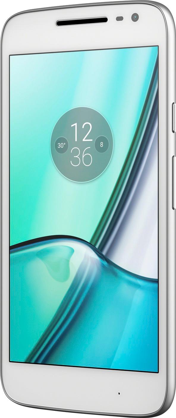 Best Buy: Motorola MOTO G4 Play 4G LTE with 16GB Memory Cell Phone White 01007NARTL