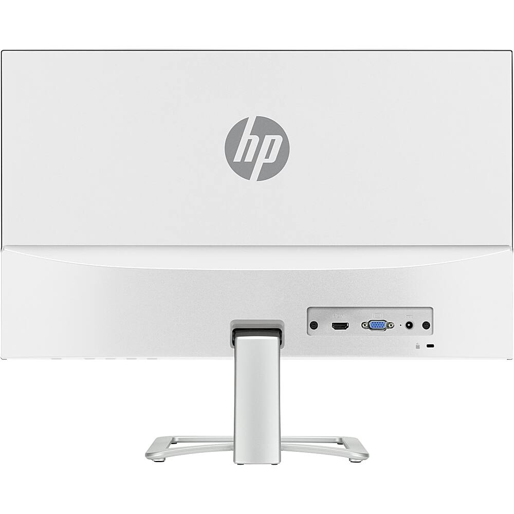 Back. HP - 22er 21.5" IPS LED FHD Monitor (HDMI, VGA) - White/Silver.
