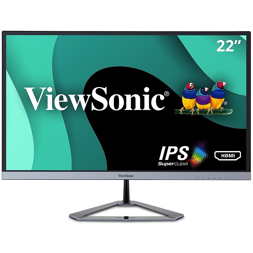 Ministerio Empresa límite ViewSonic 22 LCD FHD Monitor (DisplayPort VGA, HDMI) Silver VX2276-SMHD -  Best Buy