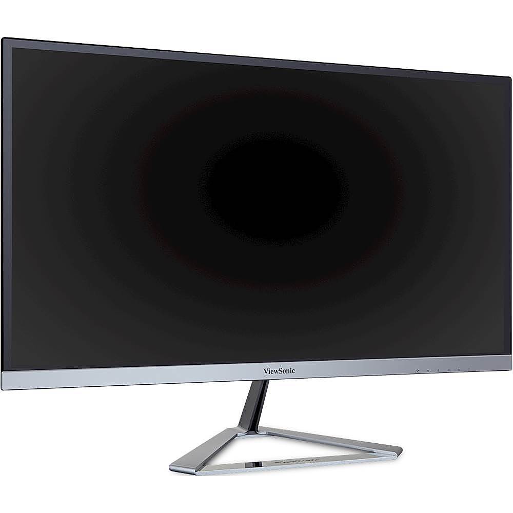 Left View: ViewSonic - VX2476-SMHD 23.8" IPS LCD FHD Monitor (DisplayPort VGA, HDMI) - Black