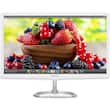 Philips - E-line 27" IPS LED HD Monitor - Glossy white, Glossy silver - Larger Front