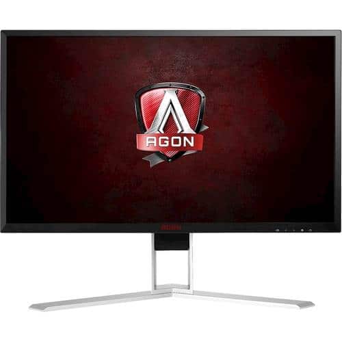 AOC - Gaming 27" IPS LCD HD Monitor - Black - Larger Front