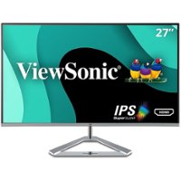 ViewSonic - VX2776-SMHD 27" IPS LCD FHD Monitor (DisplayPort VGA, HDMI) - Black, Silver - Front_Zoom