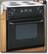 Front Standard. GE - 27" Drop-In Electric Range - Bisque.
