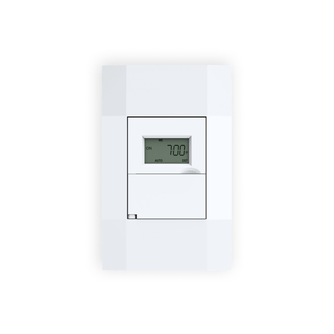 Deako - Simple Astronomical Timer, Sunrise/Sunset Preset, 7 Day Programmable, Single Pole, Neutral Wire Required - White