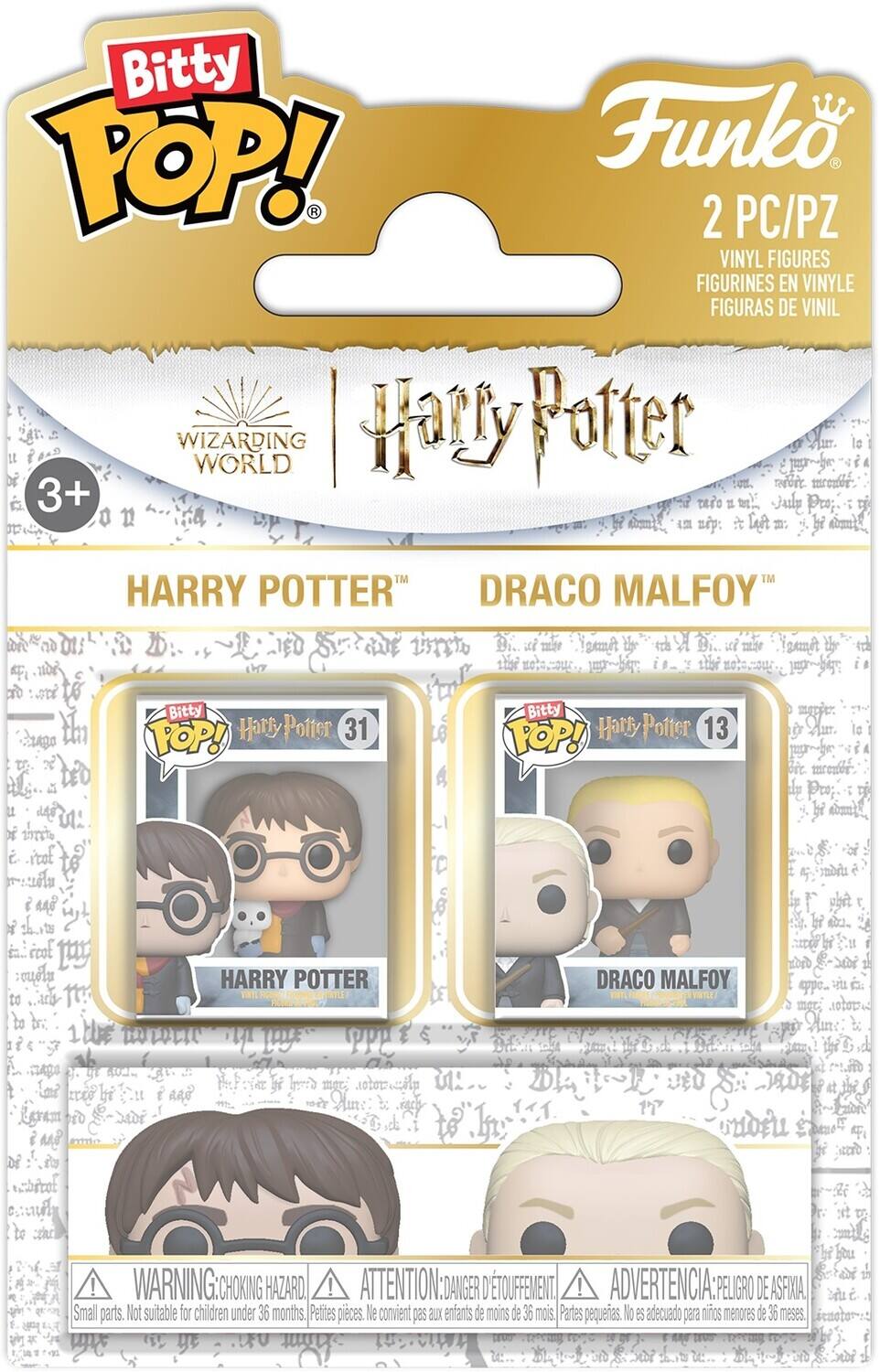 Funko Bitty POP!: Harry Potter 2-Pack - Harry & Draco - COLLECTIBLES