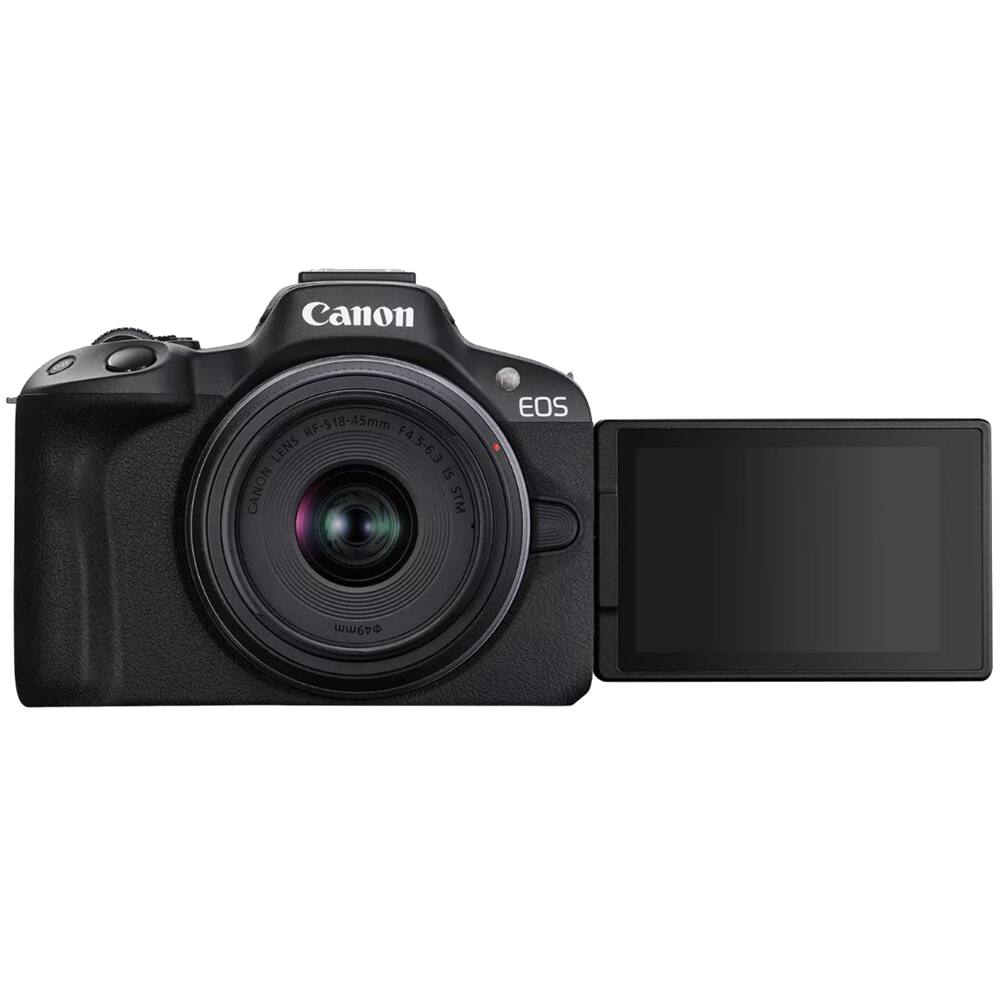 Bundle Canon EOS R50 Mirrorless Camera 2 Lens Kit 18 45mm + 55