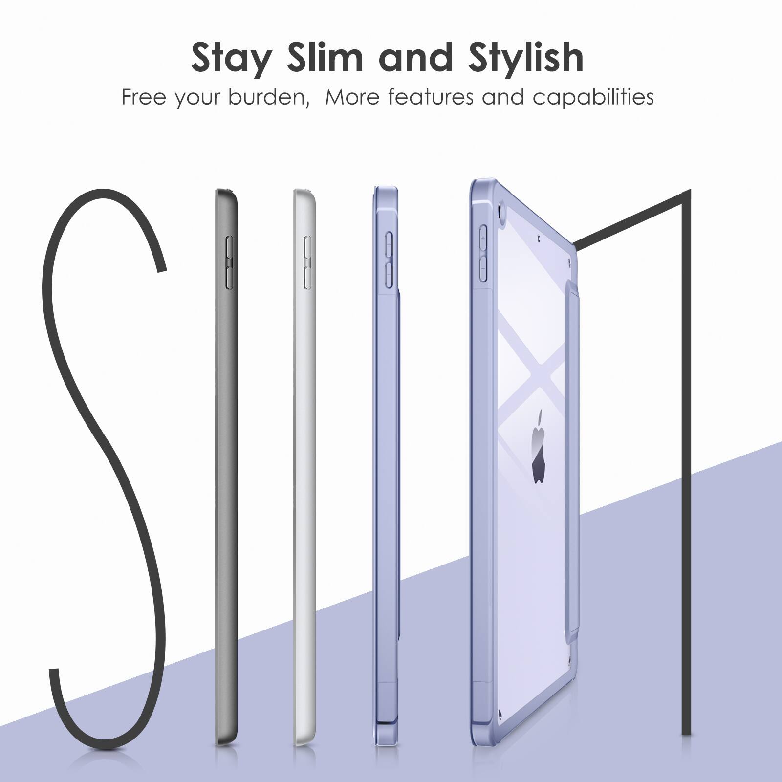 Stay Slim and Stylish  
Free your burden, More features and capabilities