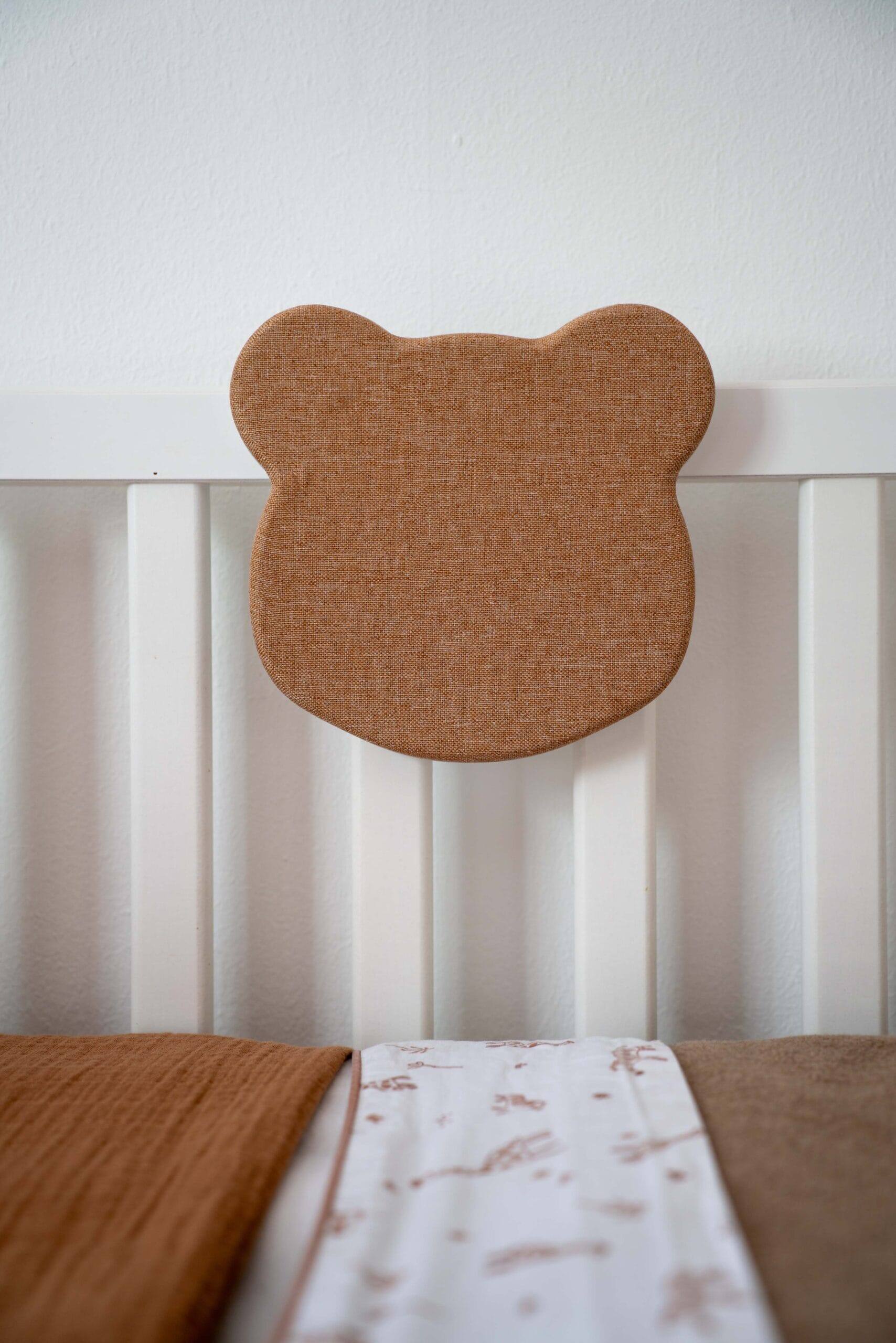 Left. Ollie & Leila - Leila's Bear - Brown.