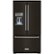 Front. KitchenAid - 26.8 Cu. Ft. French Door Refrigerator - Black stainless steel.