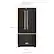 Alt View 11. KitchenAid - 22 Cu. Ft. French Door Refrigerator with Interior Water Dispenser - Black Stainless Steel.