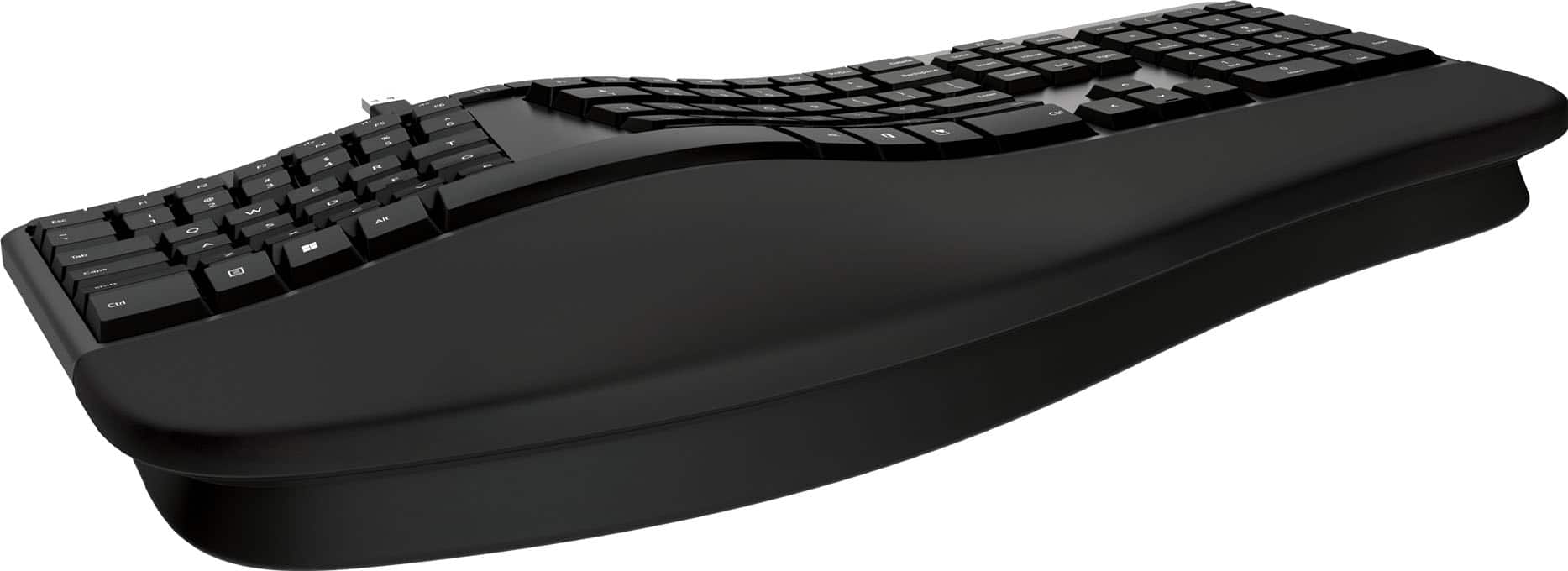 Angle. Incase - Ergonomic Keyboard EN Layout Designed by Microsoft - Black.