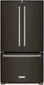 KitchenAid - 20 Cu. Ft. French Door Counter-Depth Refrigerator - Black Stainless Steel