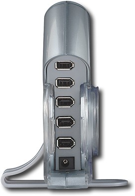 palo vecino Orientar Best Buy: Belkin 6-Port FireWire Hub Graphite F5U526-SLV