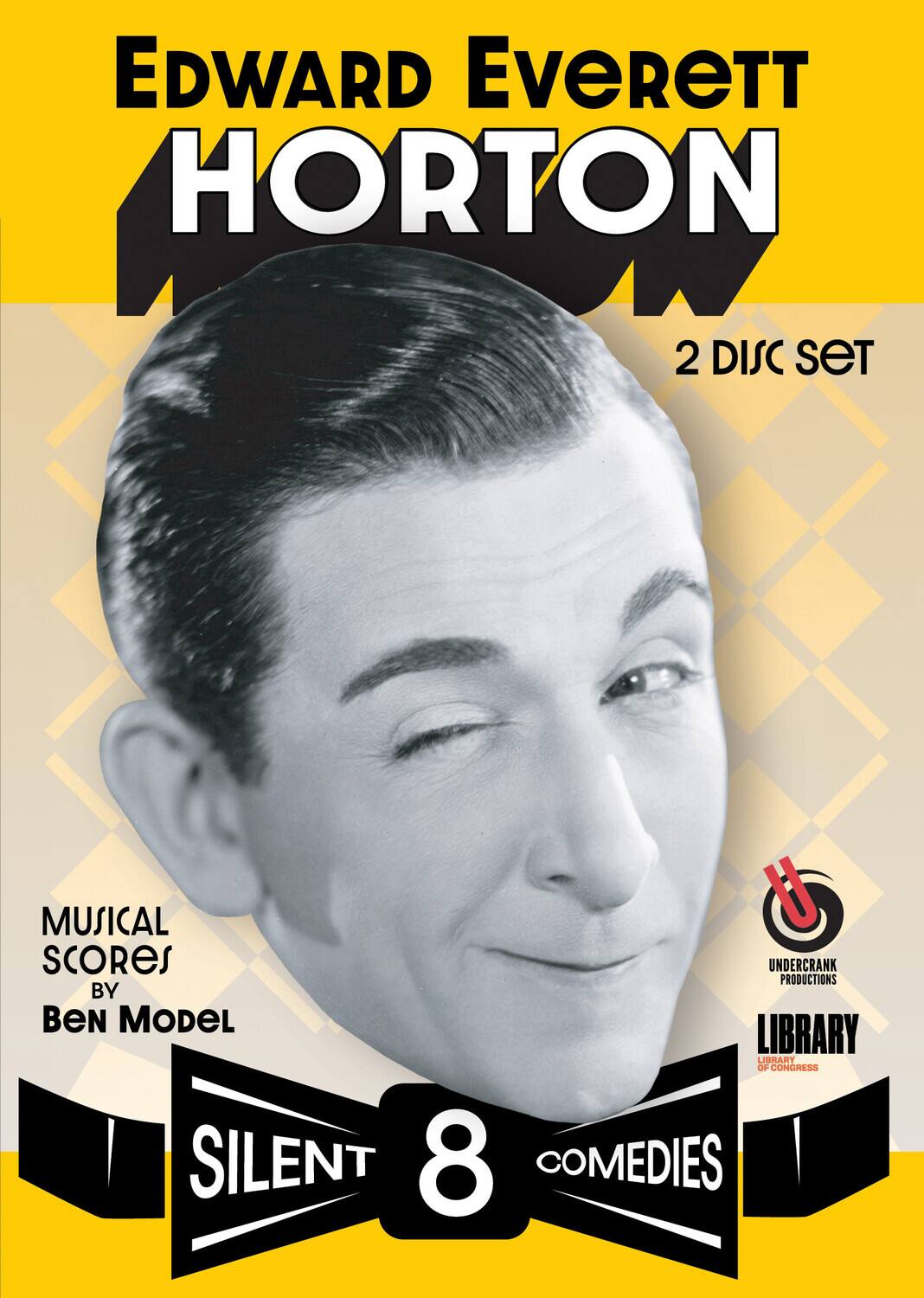 Front. Edward Everett Horton: 8 Silent Comedies   - DVD.