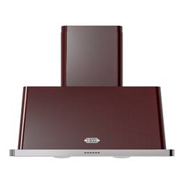 ILVE - 40 inches - Externally Vented - Wall Range Hood - Burgundy