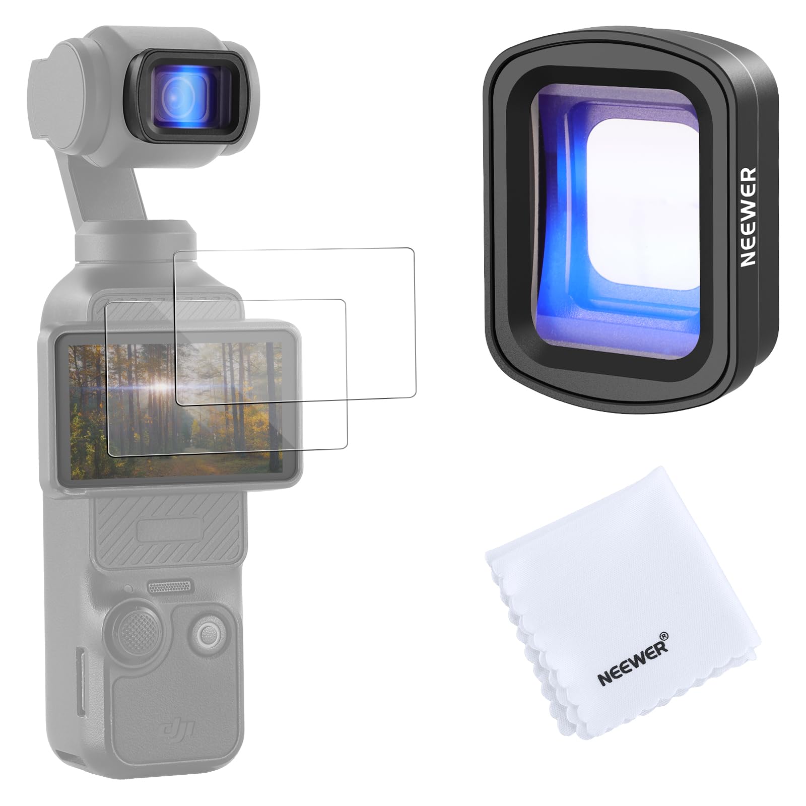 Neewer - Osmo Pocket 3 1.2X Blue Anamorphic Lens