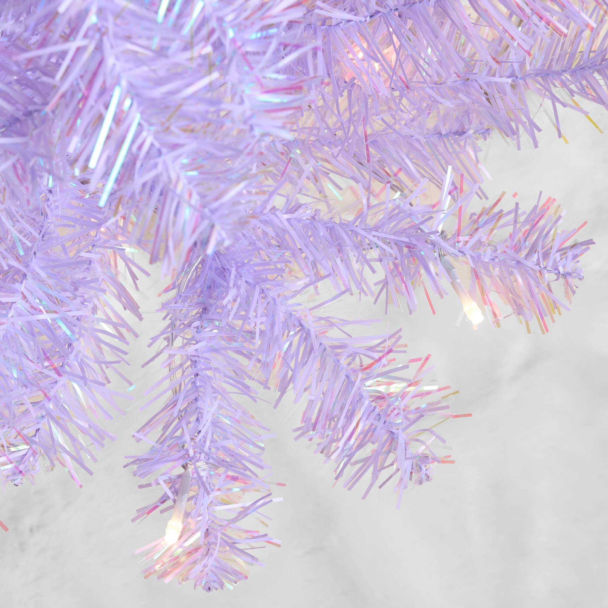 Alt View 4. Best Choice Products - Best Choice Products 4ft Prelit Colored Christmas Tree, Artificial Tree Holiday Decor w/ LED Lights - Lavender - Lavender 2.