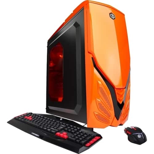 CyberPowerPC - Gamer Ultra Desktop - AMD FX-Series - 16GB Memory - AMD Radeon RX 580 - 2TB Hard Drive - Orange - Larger Front