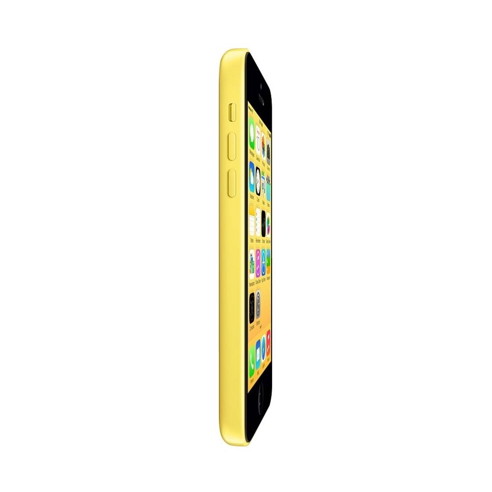 Left. Apple - Pre-Owned iPhone 5c 4G LTE with 16GB Memory Cell Phone (Unlocked) - Yellow.