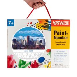 Artwille - Paint By Number Kit Denver Skyline