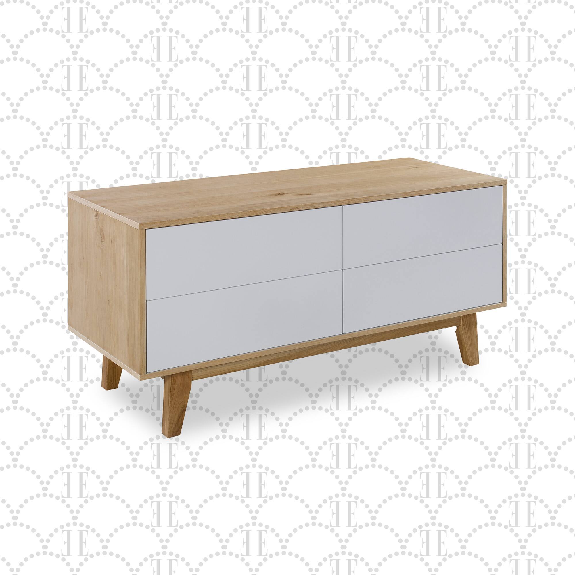Front. Elle Decor - Elle Decor Giselle Sideboard, Natural - Natural.