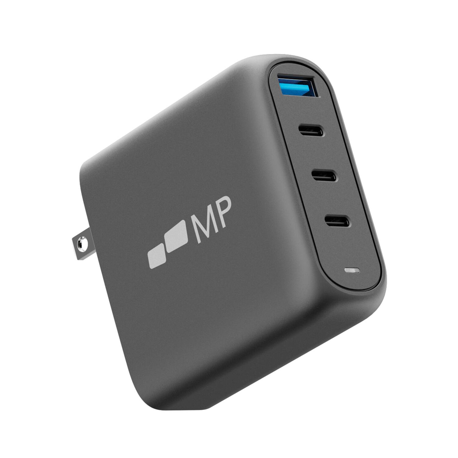 Angle. Mobile Pixels - 100W USB A/C Charger - Black.