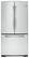 Front Standard. GE - 22.1 Cu. Ft. French Door Refrigerator - Stainless-Steel.