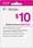 Front. T-Mobile - $10 Top-Up Prepaid Mobile Internet Card - White.
