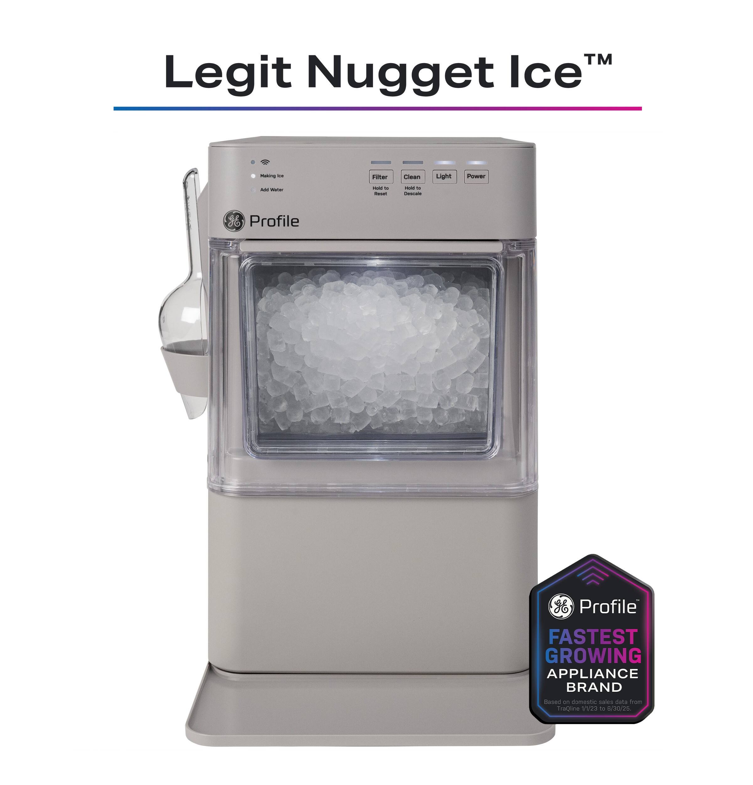 Legit Nugget Ice™  
Profile  
FASTEST GROWING APPLIANCE BRAND  
Based on domestic sales data from Tragline 19/23 to 030/25
