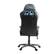 Alt View 14. Arozzi - Forte PU Leather Ergonomic Gaming Chair - Black - Blue Accents.