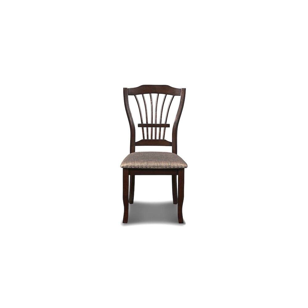 Alt View 1. New Classic Furniture - Furniture Bixby Solid Wood Dining Chairs in Espresso (Set of 2) - Brown.