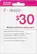 Front. T-Mobile - $30 Top-Up Prepaid Mobile Internet Card - White.
