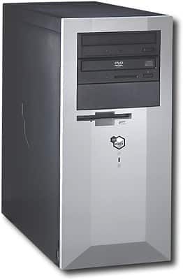 Desktop with Intel® Pentium® 4 Processor 3.06A GHz - Black-Angle_Standard 