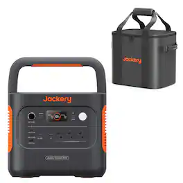 Jackery - Explorer 2000 v2 Portable Power Station (2042Wh) with a Medium Size Carrying Case for Outdoor Use and Emergency Backup (2042 Wh Capacity) - Black