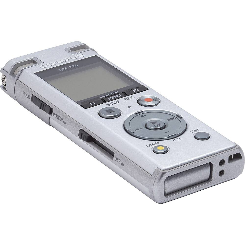 Alt View 21. Olympus - Digital Voice Recorder - Silver.
