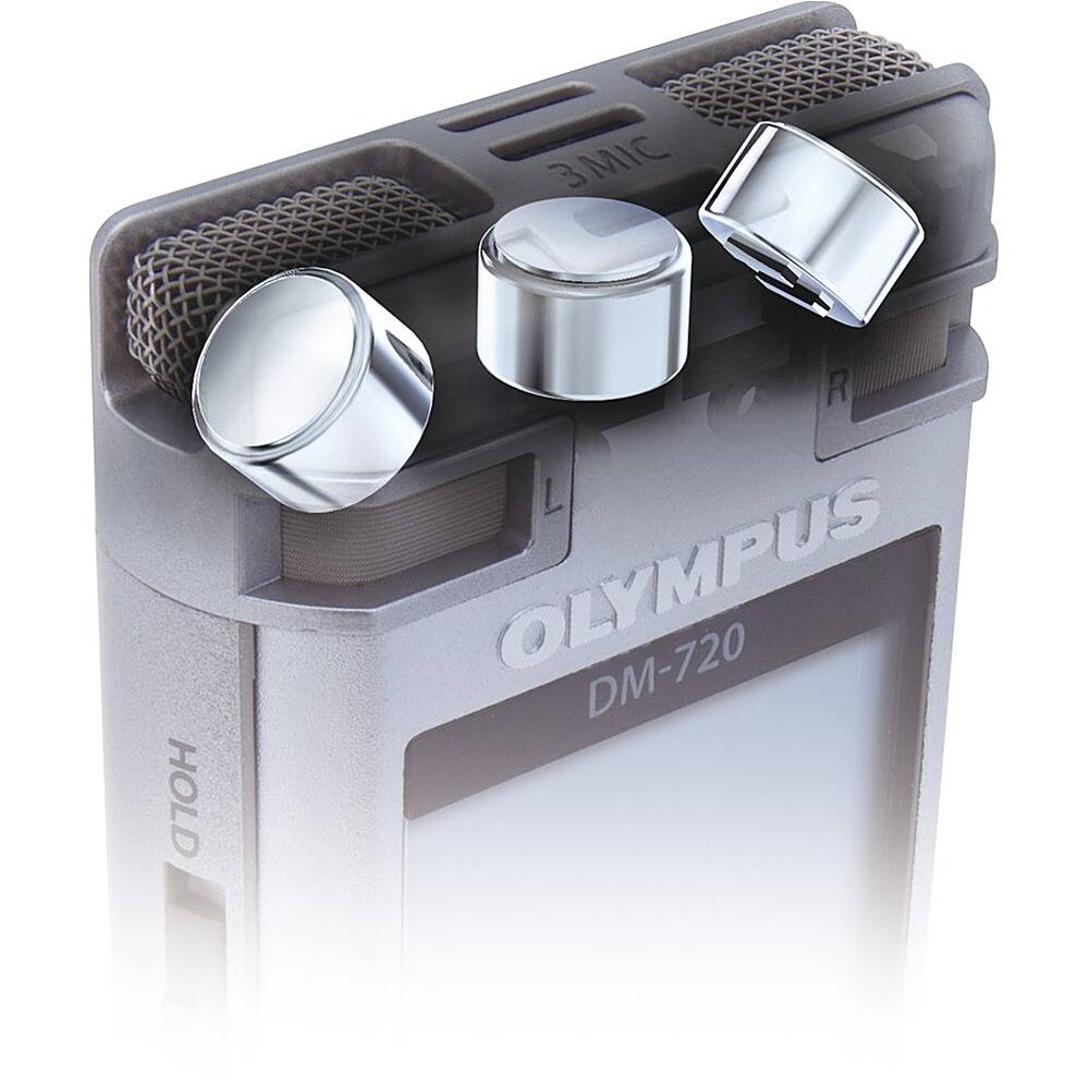 Alt View 25. Olympus - Digital Voice Recorder - Silver.
